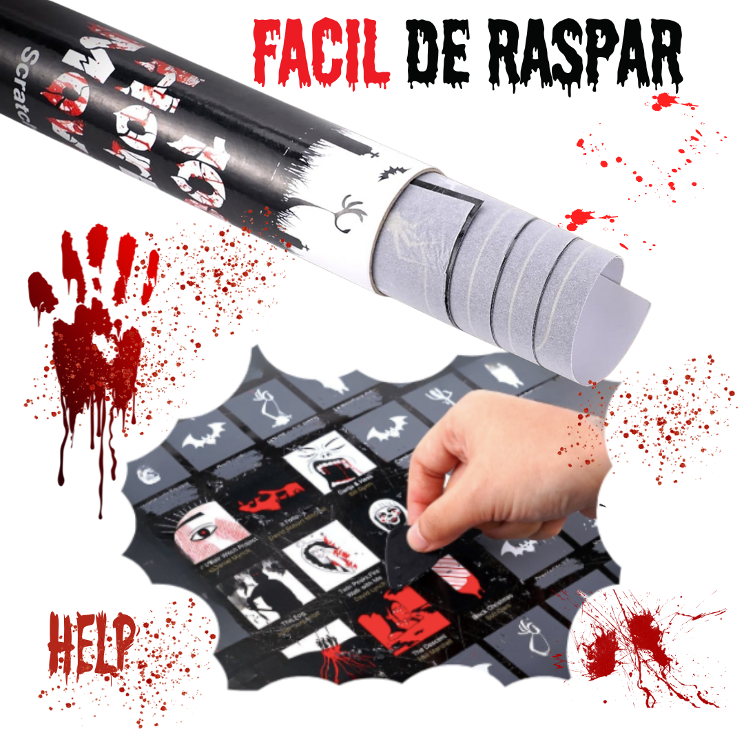 Poster Raspable Mejores Peliculas de Terror