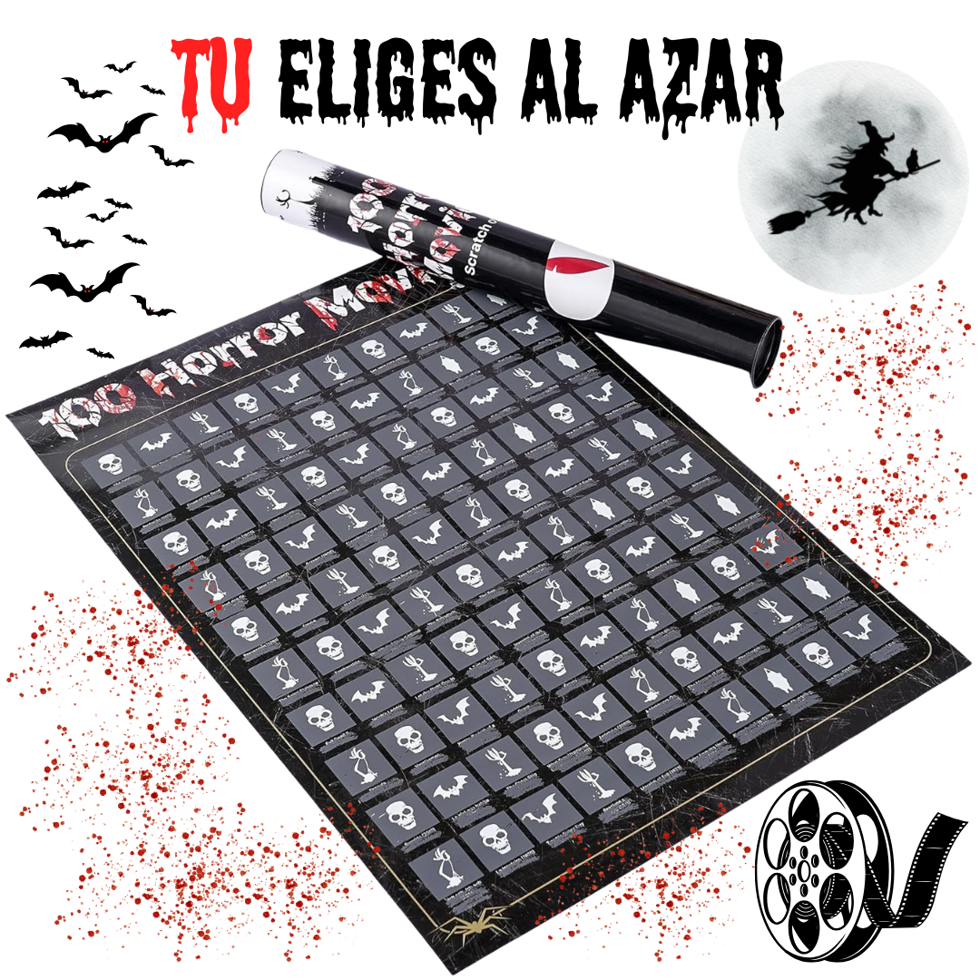 Poster Raspable Mejores Peliculas de Terror