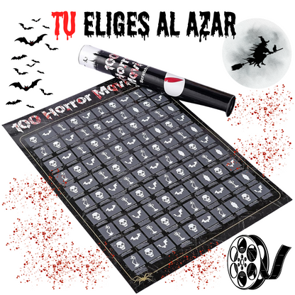 Poster Raspable Mejores Peliculas de Terror