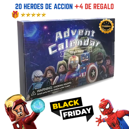 HeroBlocks™ Calendario Adviento SuperHeroes