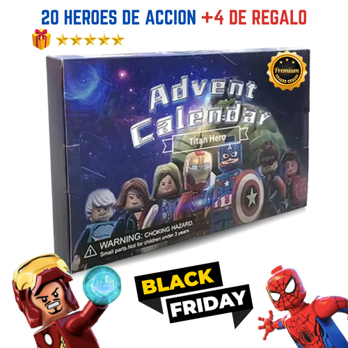 HeroBlocks™ Calendario Adviento SuperHeroes
