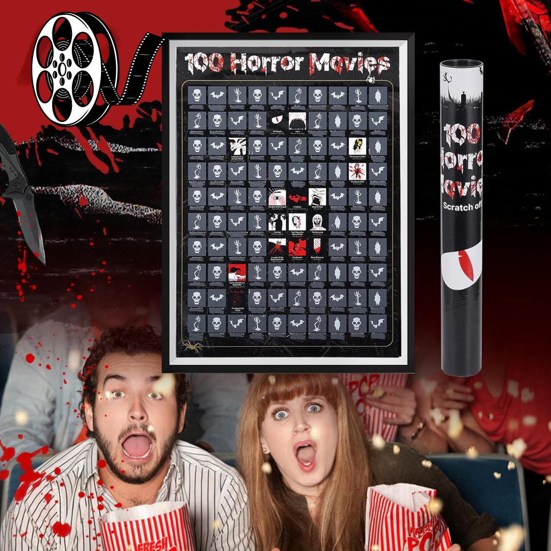 Poster Raspable Mejores Peliculas de Terror