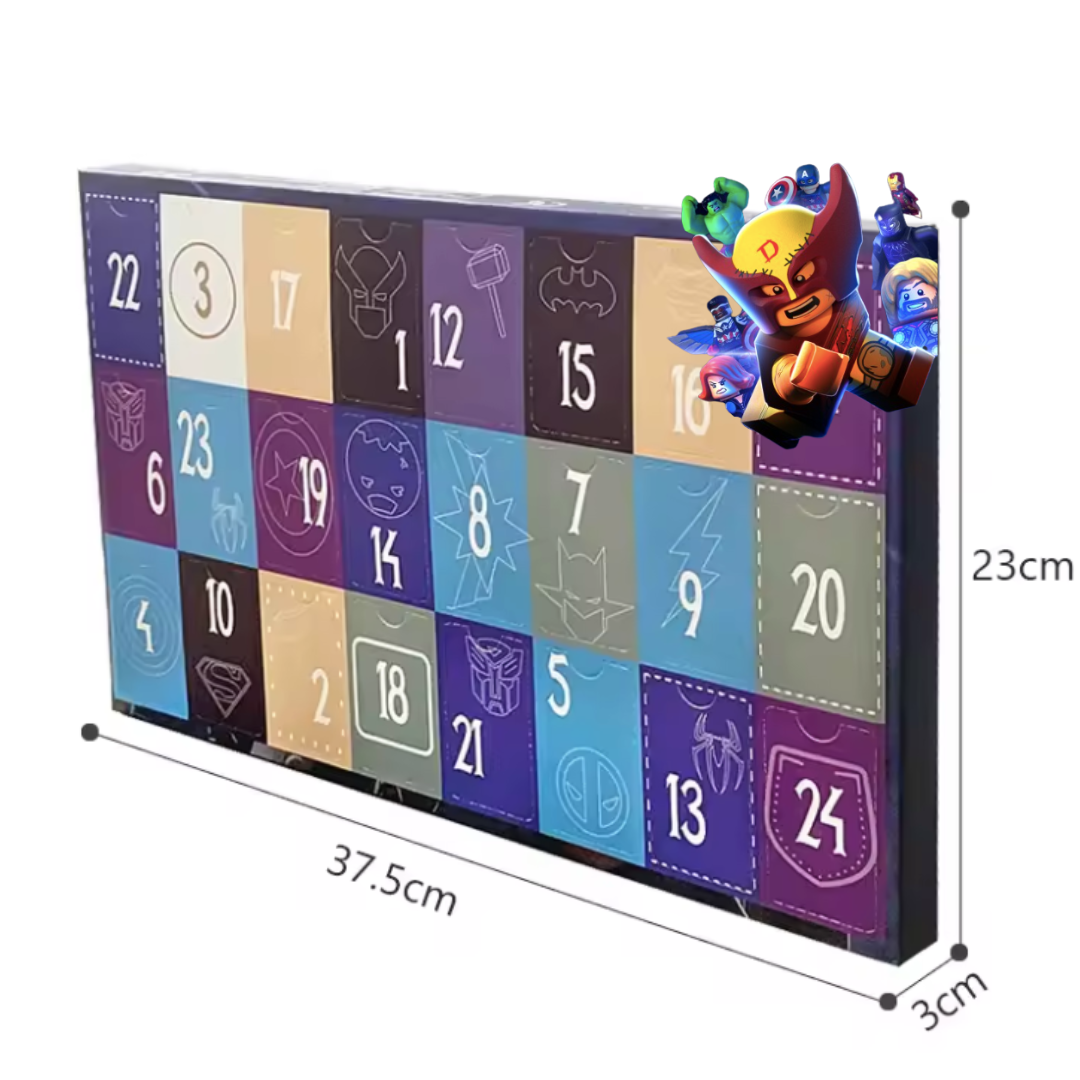 HeroBlocks™ Calendario Adviento SuperHeroes